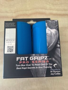 Fat Gripz Pro Series Pair in Bright Blue